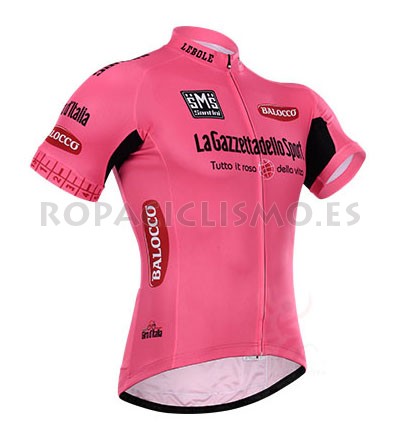 2015 Maillot Central Italy mangas cortas Rose