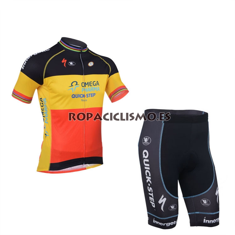 2013 Maillot Quick Step amarillo