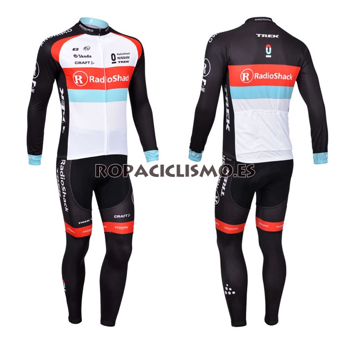 2013 Maillot Radioshack mangas largas