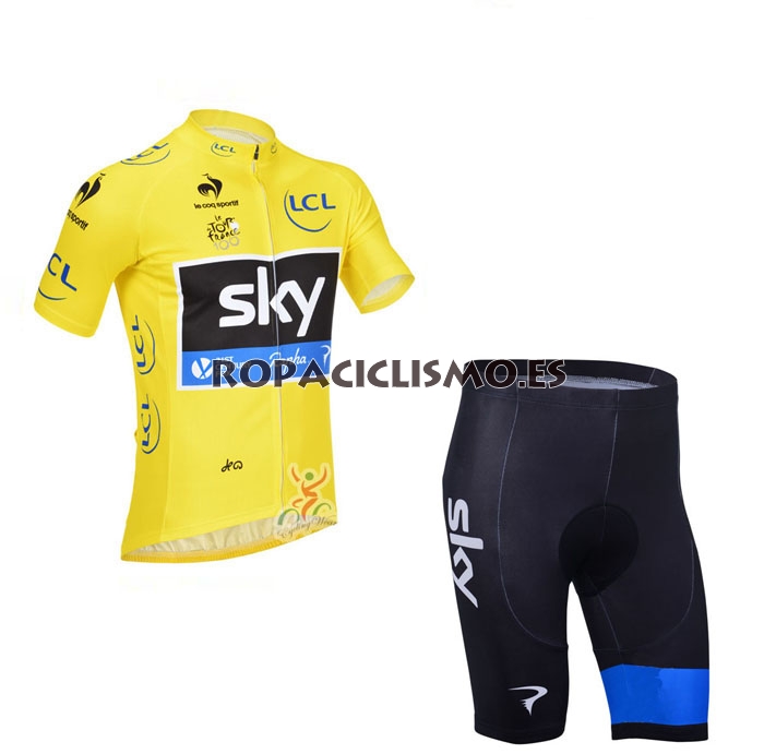 2013 Maillot Sky amarillo