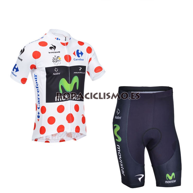 2013 Maillot movistar rojo