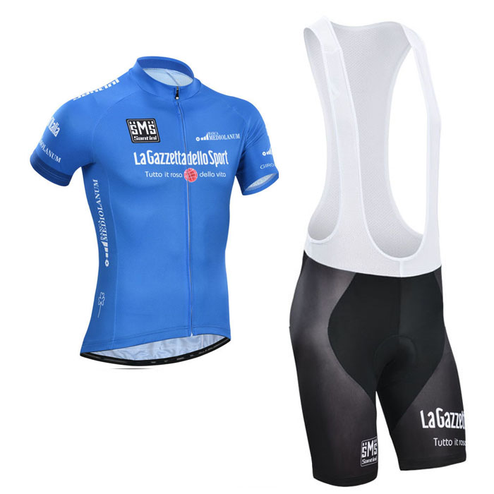 2014 Maillot Central Italy azul tirantes mangas cortas