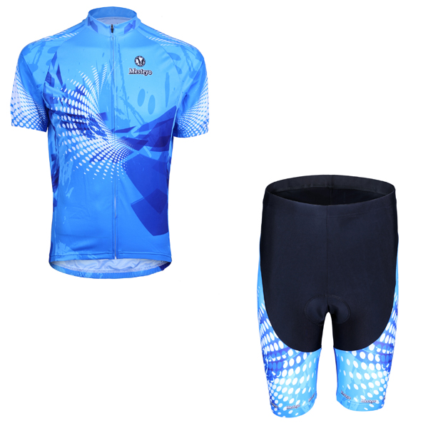 2014 Maillot Mesteyo Azul mangas cortas