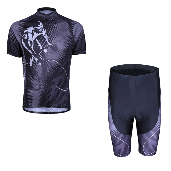 2014 Maillot Mesteyo Negro Mangas Cortas