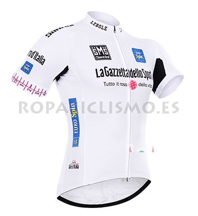 2015 Maillot Central Italy mangas cortas Blanco