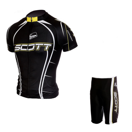 Maillot scott mangas cortas negro