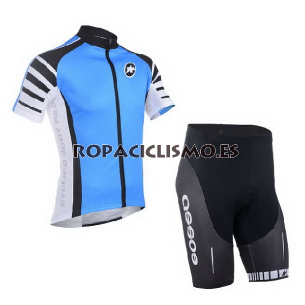 2013 Maillot assos mangas cortas Azul