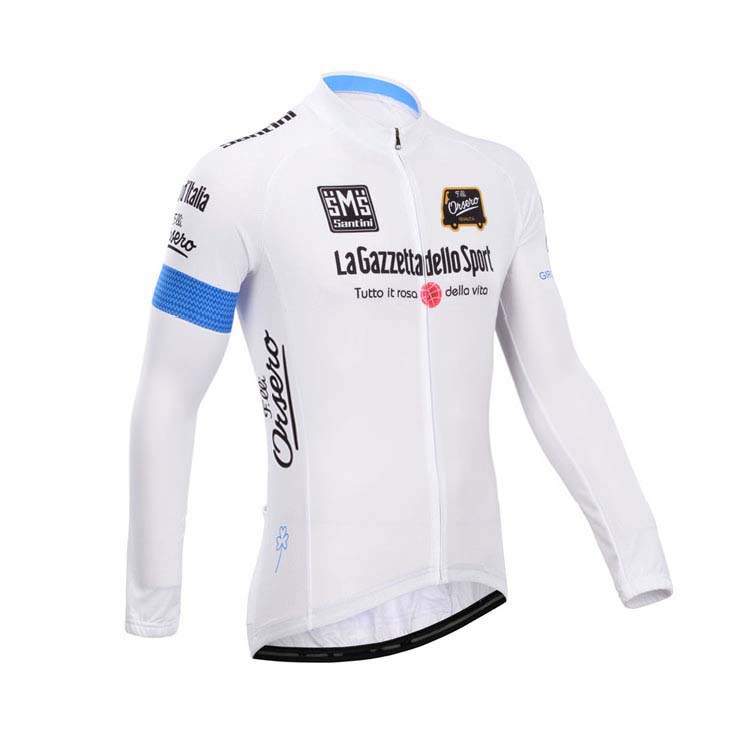 2014 Maillot Central Italy mangas largas Blanco