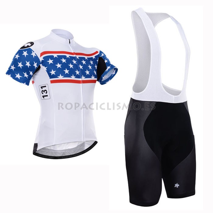 2015 Maillot assos mangas cortas tirantes