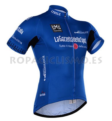 2015 Maillot Central Italy mangas cortas Azul