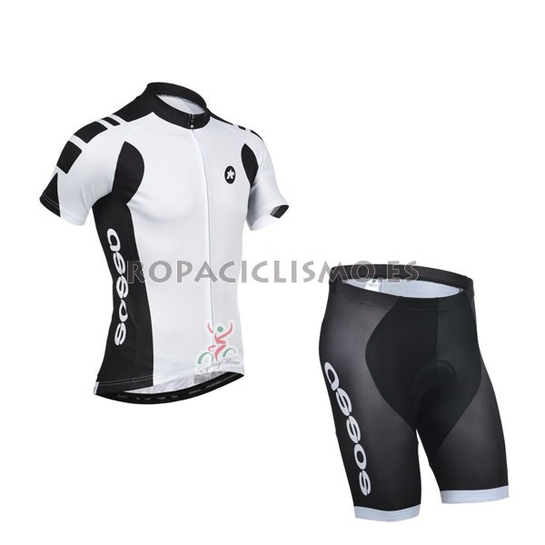 2014 Maillot assos mangas cortas Blanco