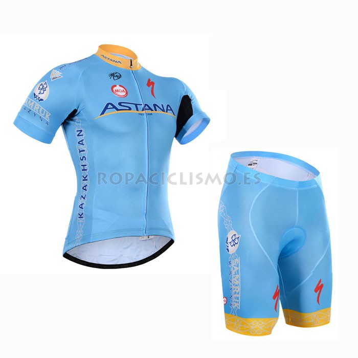 2015 Maillot Astana mangas cortas