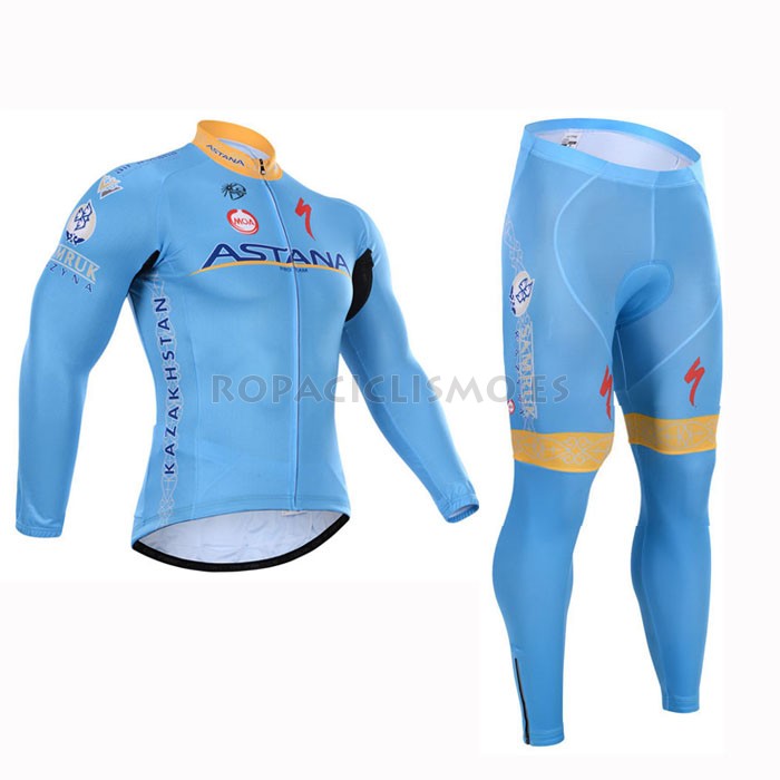 2015 Maillot Astana mangas largas