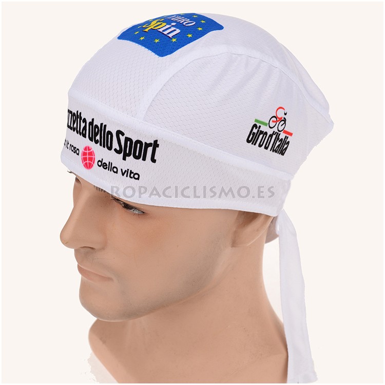 2015 Tour de Tour de Italy Bandana ciclismo Blanco