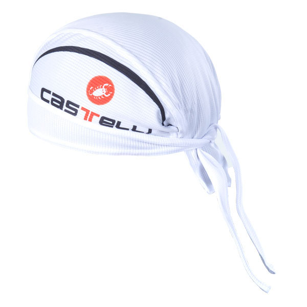 2012 Castelli blanco Bandana ciclismo