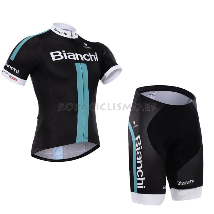 2015 Maillot Bianchi Mangas Cortas