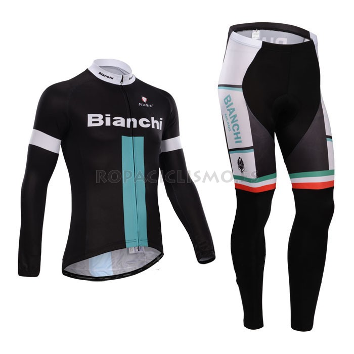 2015 Maillot Bianchi Mangas Largas