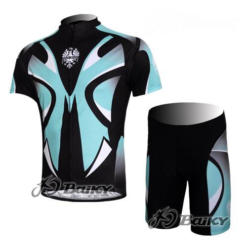 Maillot Bianchi mangas cortas negro azul