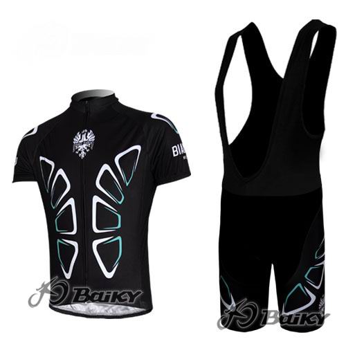 Maillot Bianchi tirantes mangas cortas negro