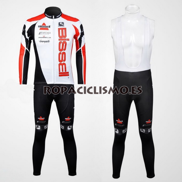 Maillot Bissell 2012 Mangas largas Tirantes