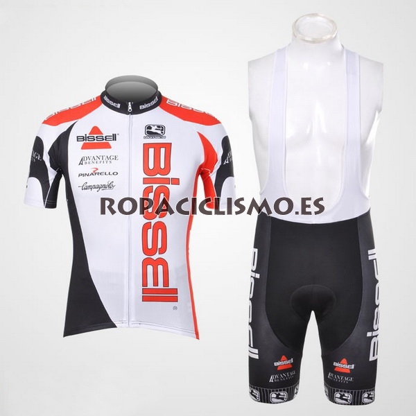 Maillot Bissell 2012 Mangas Cortas Tirantes