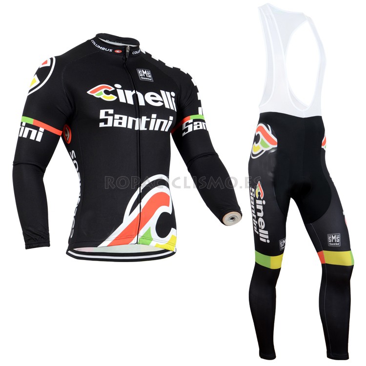 2014 Maillot Cinelli Mangas Largas Tirantes