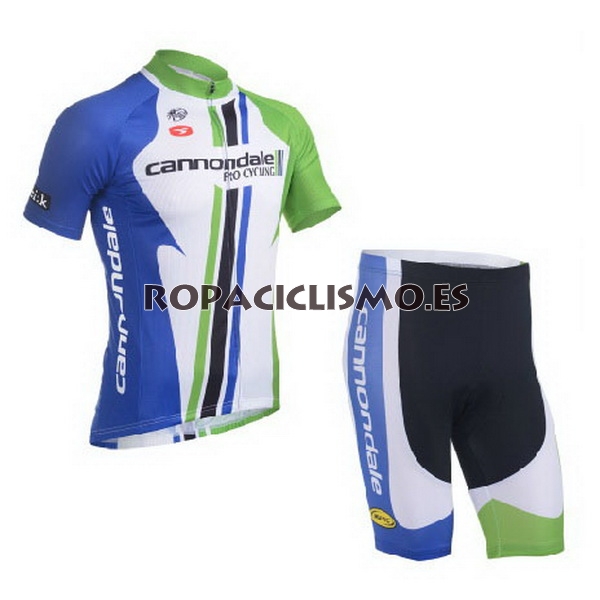 2013 Maillot Cannondale Azul mangas cortas