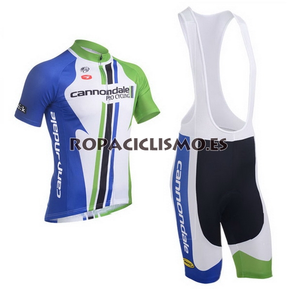 2013 Maillot Cannondale Azul tirantes