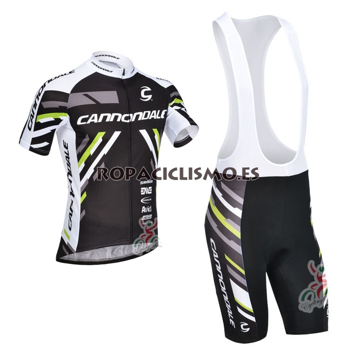 2013 Maillot Cannondale negro tirantes