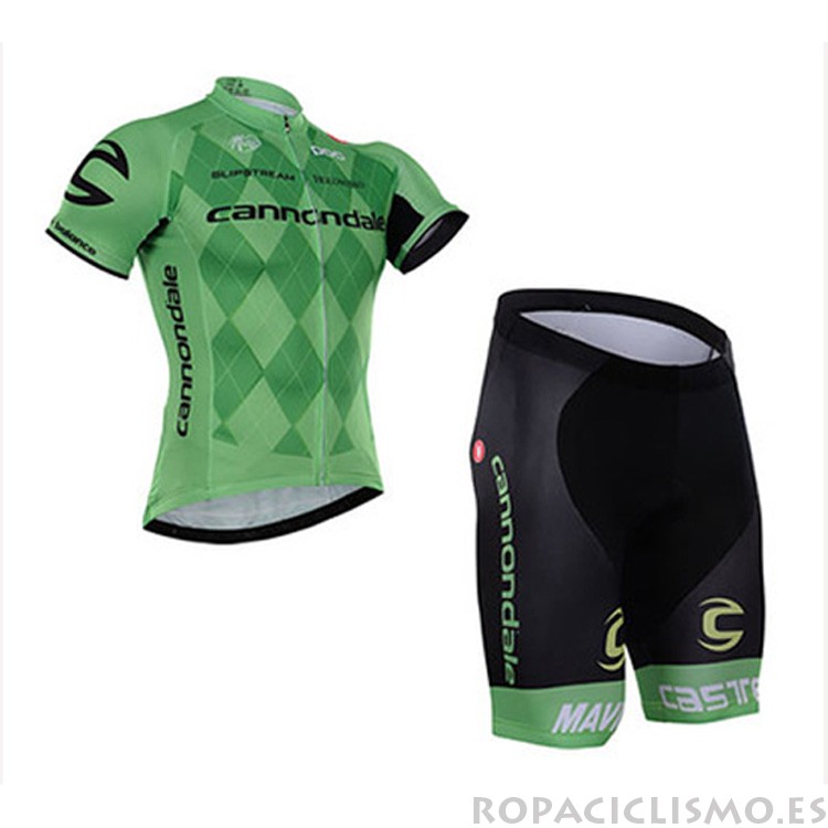 2016 Maillot Cannondale Camiseta Mangas Cortas Verde