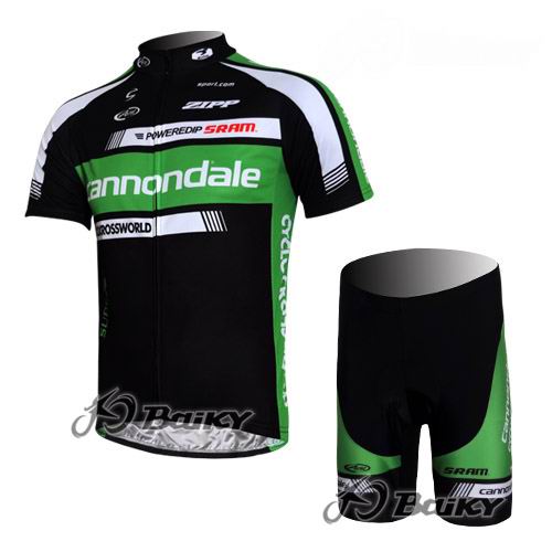 cannondale Maillot mangas cortas verde negro