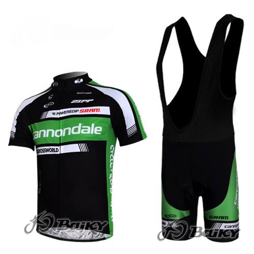 cannondale Maillot tirantes verde negro