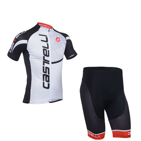 2013 Maillot Castelli Blanco Mangas Cortas