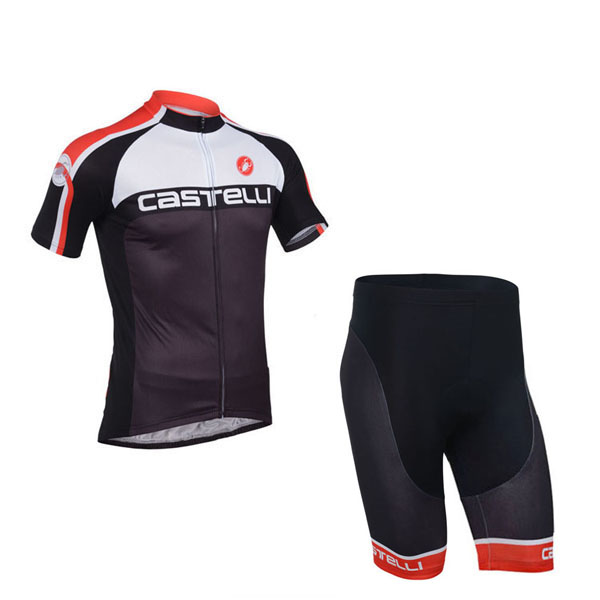 2013 Maillot Castelli Mangas Cortas Negro