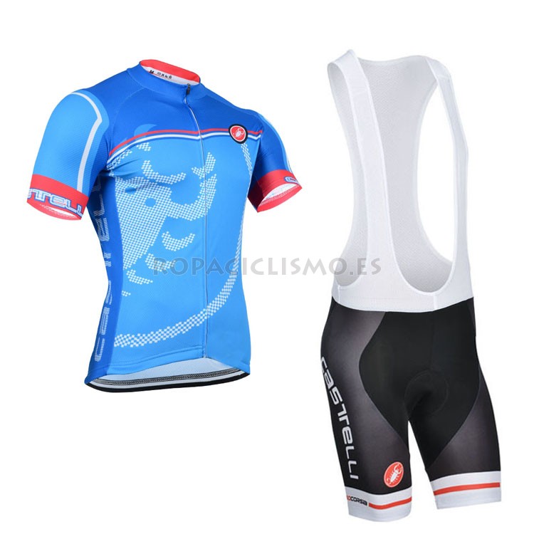 2014 Maillot Castelli Mangas Cortas Tirantes