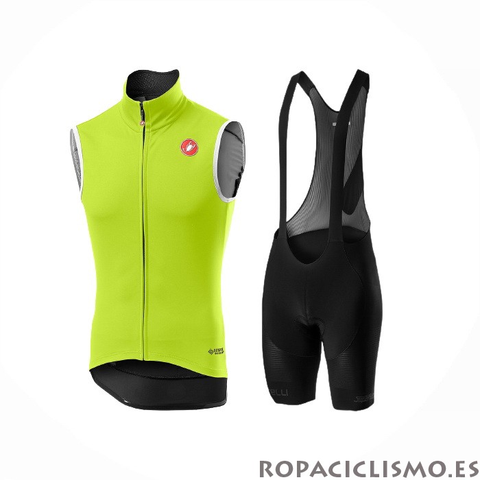 2021 Chalecos Cortavientos Castelli Brillante Verde