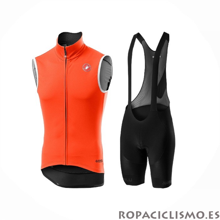 2021 Chalecos Cortavientos Castelli Naranja