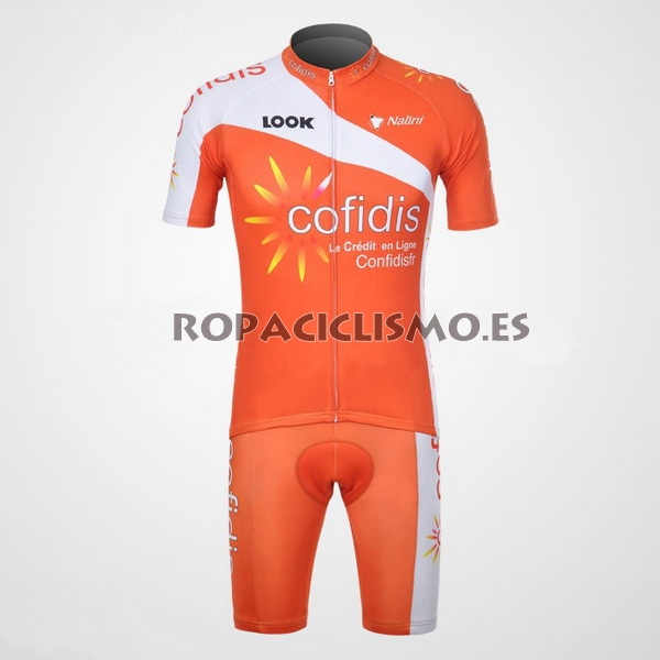 2012 Maillot cofidis mangas cortas