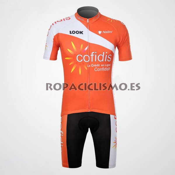 2012 Maillot cofidis mangas cortas