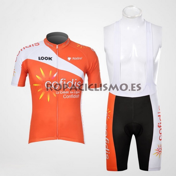 2012 Maillot cofidis mangas cortas tirantes