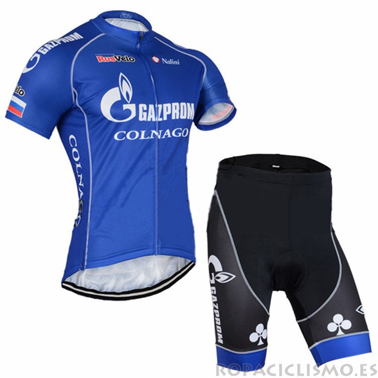 2016 Maillot Gazprom Camiseta Mangas Cortas