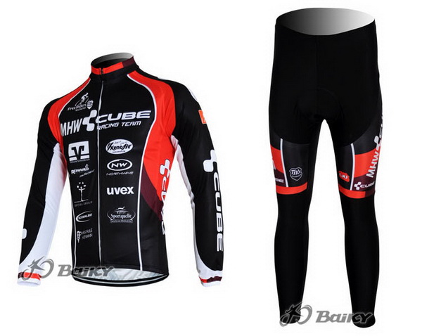 2012 Maillot cube mangas largas