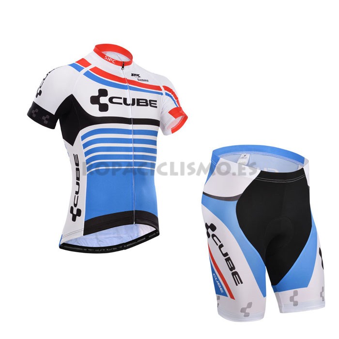 2014 Maillot Cube mangas cortas azul