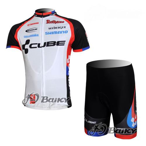 Cube Fintro Maillot mangas cortas blanco negro