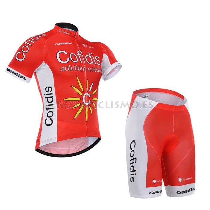 2015 Maillot cofidis mangas cortas