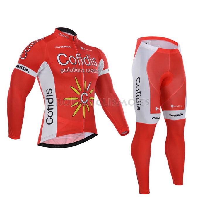 2015 Maillot Cofidis mangas largas