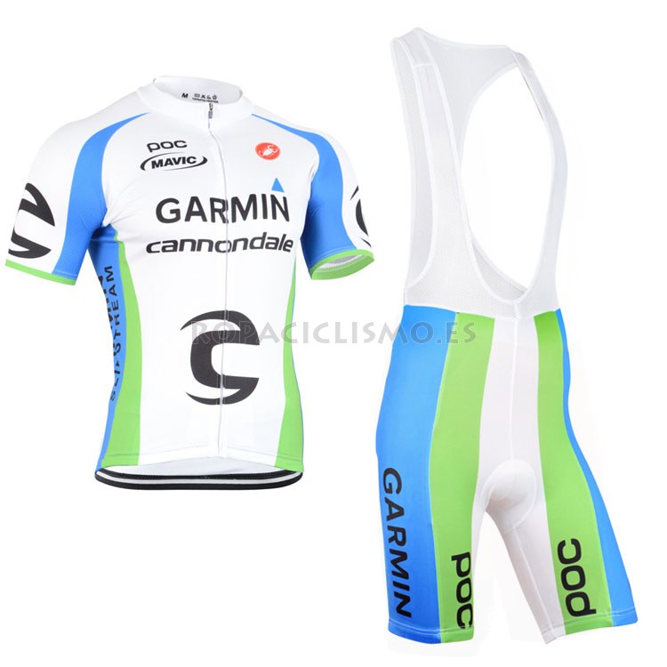 2015 Maillot Garmin tirantes mangas cortas