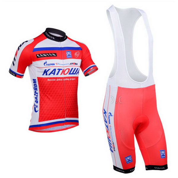 2013 Maillot Katusha naranja mangas cortas tirantes