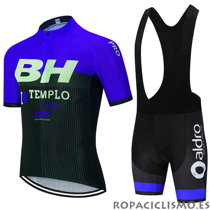 2020 Maillot BH Templo Tirantes Mangas Cortas Fucsia Blanco Negro