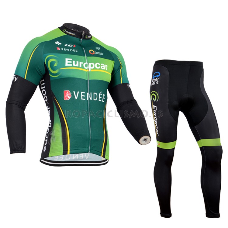 2014 Maillot Europcar mangas largas